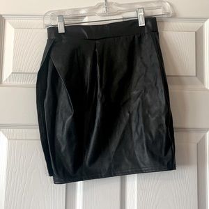 Leather skirt